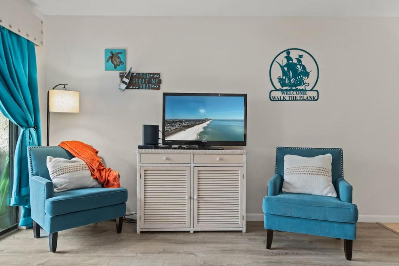 Experience Starlit Nights From Beach Happy'S Balcony Overlooking The Community Pool At Beachwalk Villa Panama City Beach Exterior foto